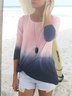 Ombre Casual Cotton T-shirt