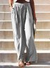 Cotton Loose Casual Trousers