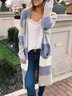 Knitted Stripes Casual Jacket