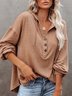 Solid Loose Casual Top