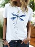 Casual Printed Loose T-shirt