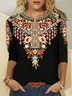 Crew Neck Loose Cotton Casual T-shirt