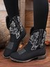 Retro Ethnic Embroidered Cowboy Cowboy Boot