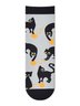 Casual Simple Black Cat Pattern Socks