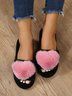 Women's Comfortable Soft Love Fluff Home Slippers
