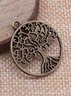 DIY Tree of Life Pattern Pendants Bracelets Necklaces Jewelry Accessories Thanksgiving Christmas Gifts