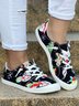 Christmas Snowman Printing Sneakers