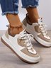 Color Block Warm Lined Sneakers