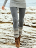 Cotton-Blend Plain Trousers