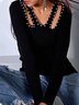 Casual Plain Regular Fit Long sleeve T-Shirt