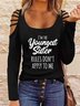 Party Regular Fit Square Neck Long sleeve T-Shirt