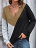 Casual Jersey Loose Long sleeve T-Shirt