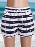 Anchor Casual Loose Shorts