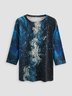 Vacation Slim Fit Printed Sweatshirt &pullover