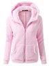 Casual Long Sleeve Hooded Coat